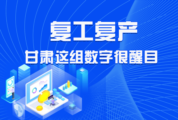 圖解|甘肅復(fù)工復(fù)產(chǎn)有多拼，看看這組數(shù)字就知道了 