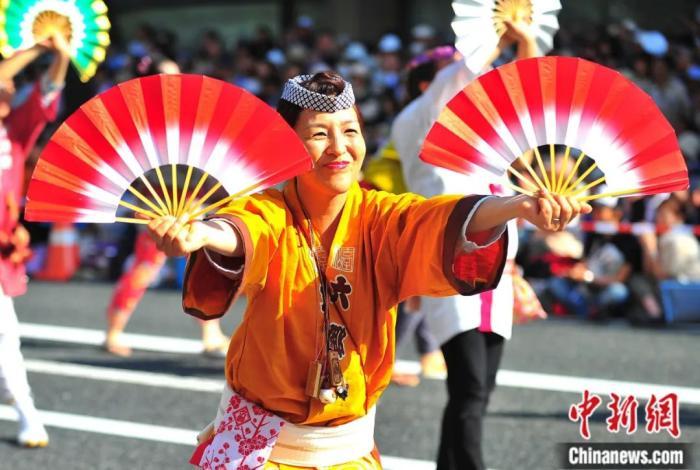 日本仙臺(tái)七夕祭。孫冉 攝