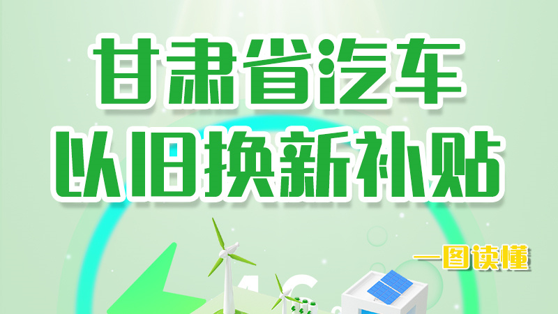 海報|重大利好！甘肅省汽車以舊換新補貼來了