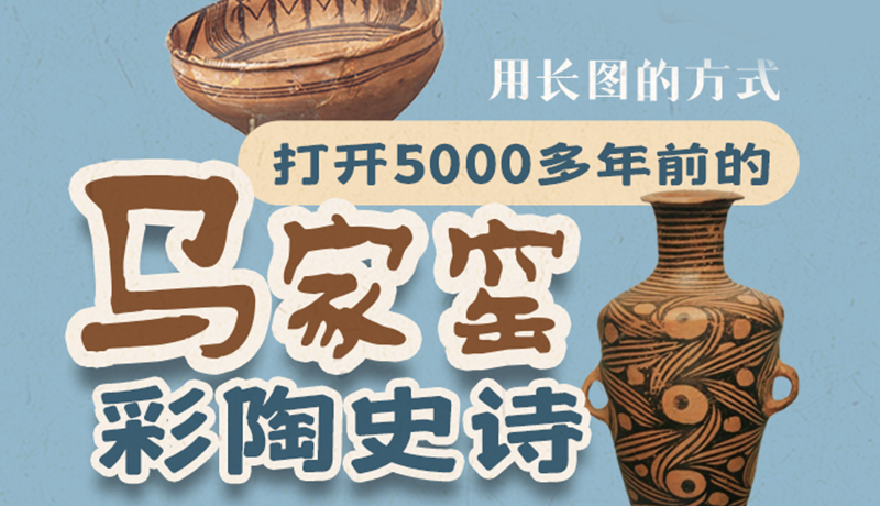 用長圖的方式，打開5000多年前的馬家窯彩陶史詩